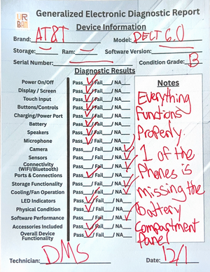 AT&T DECT 6.0 Cordless Phone