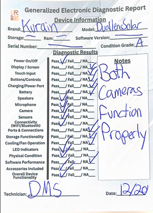 Dual Lens Solar Security Camera