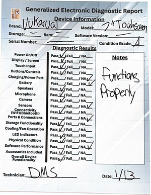 VUKARUAL Wireless Apple CarPlay & Android Auto 7" HD Touchscreen Stereo