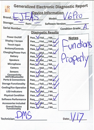 EJEAS V6 Pro Bluetooth Headset