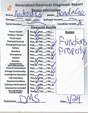 Android 13 Car Stereo Radio for Honda Civic 2016-2020