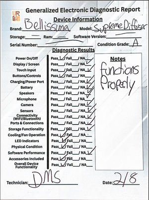 Bellissima Diffon Supreme Diffuser & Curly Hair Dryer