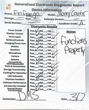 Frifreego Money Counter Machine
