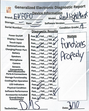 EVFOFO Red Light Mask for Face