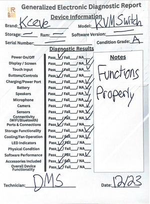 Quad Monitor KVM Switch
