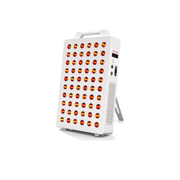 Red Light Therapy, 630/660/810/830/850nm 5 Wavelengths Red Near Infrared Light Device with 60 Dual Chip Clinical Grade LEDs, Remote Control, Timer for Face, Body, Pain Relief, BO-300 (White)