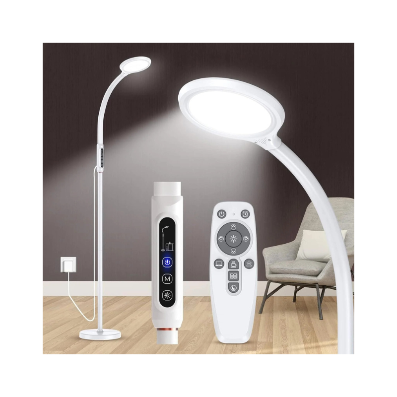 Light Therapy Lamp 11000 Lux, LED UV-Free Sunlight Lamp