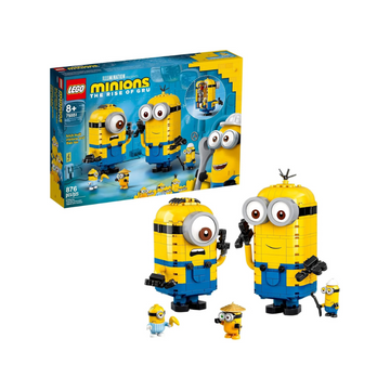 Lego Minions: The Rise of Gru: Brick-Built Minions and Their Lair (75551) Building Set for Kids (876 Pieces)