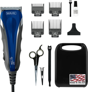 Wahl USA Pro-Grip Pet Grooming Corded Clipper Kit - Clipper for Small to Large D