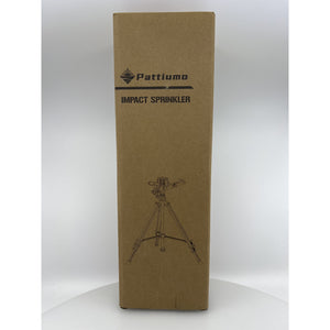 Pattiumo Impact Sprinkler on Adjustable Tripod, Green, Like New — photo 2
