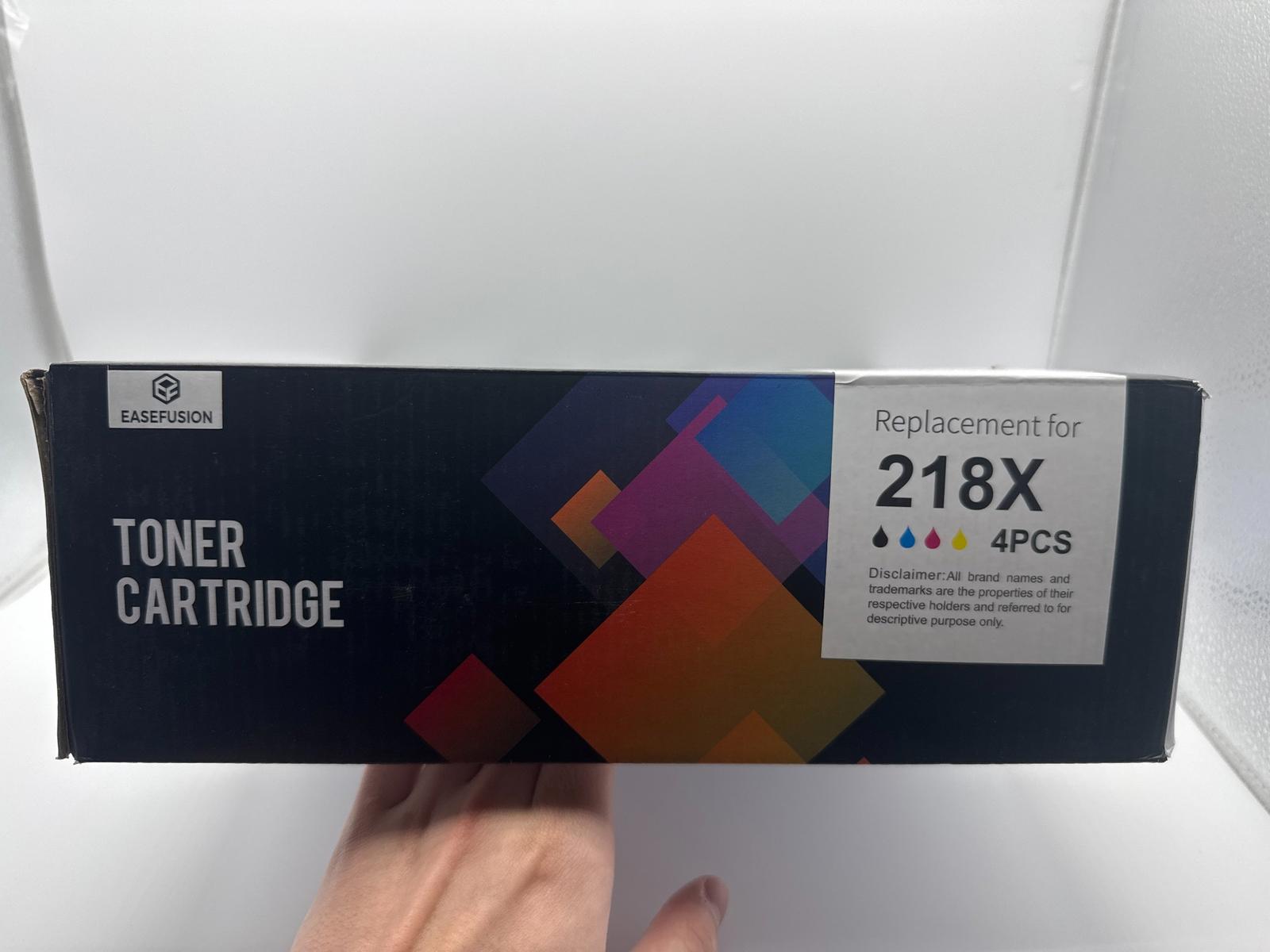 218X Replacement for HP 218A 218X Toner Cartridges 4 Pack for Color LaserJet Pro