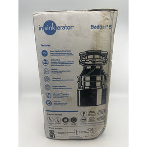 InSinkErator Badger 5 Garbage Disposal 1/2 HP Continuous Feed Factory Sealed — photo 4