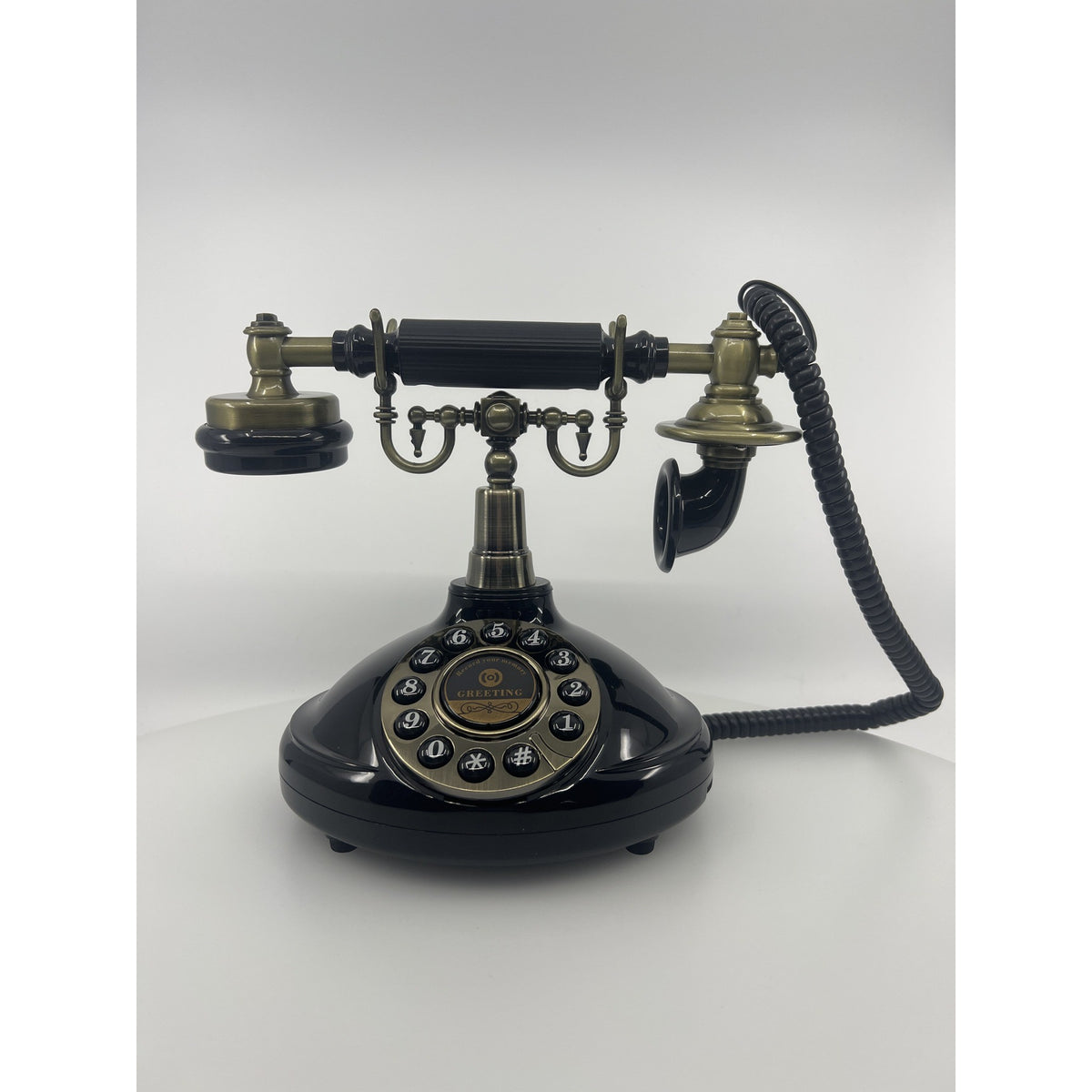 Audio Guestbook Phone — Vintage Black Wedding Recorder — photo 1