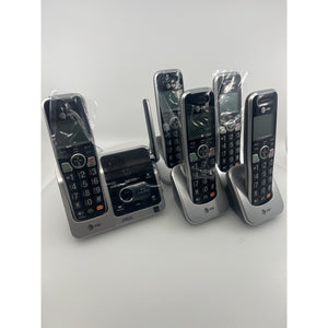 AT&T BL102-5 Cordless Phone 5-Handset DECT 6.0 Silver/Black Like New — photo 3