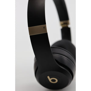 Beats Solo 4 Wireless On-Ear Headphones 50Hr Black & Gold Open Box — photo 4