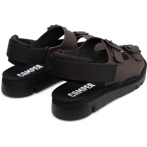 Camper Oruga Men's Leather Sandal Dark Brown US 6.5 New — photo 5