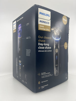 Norelco i9000 Prestige Ultra retail box front