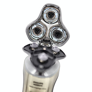 Philips Norelco i9000 Prestige Ultra shaver back grip view