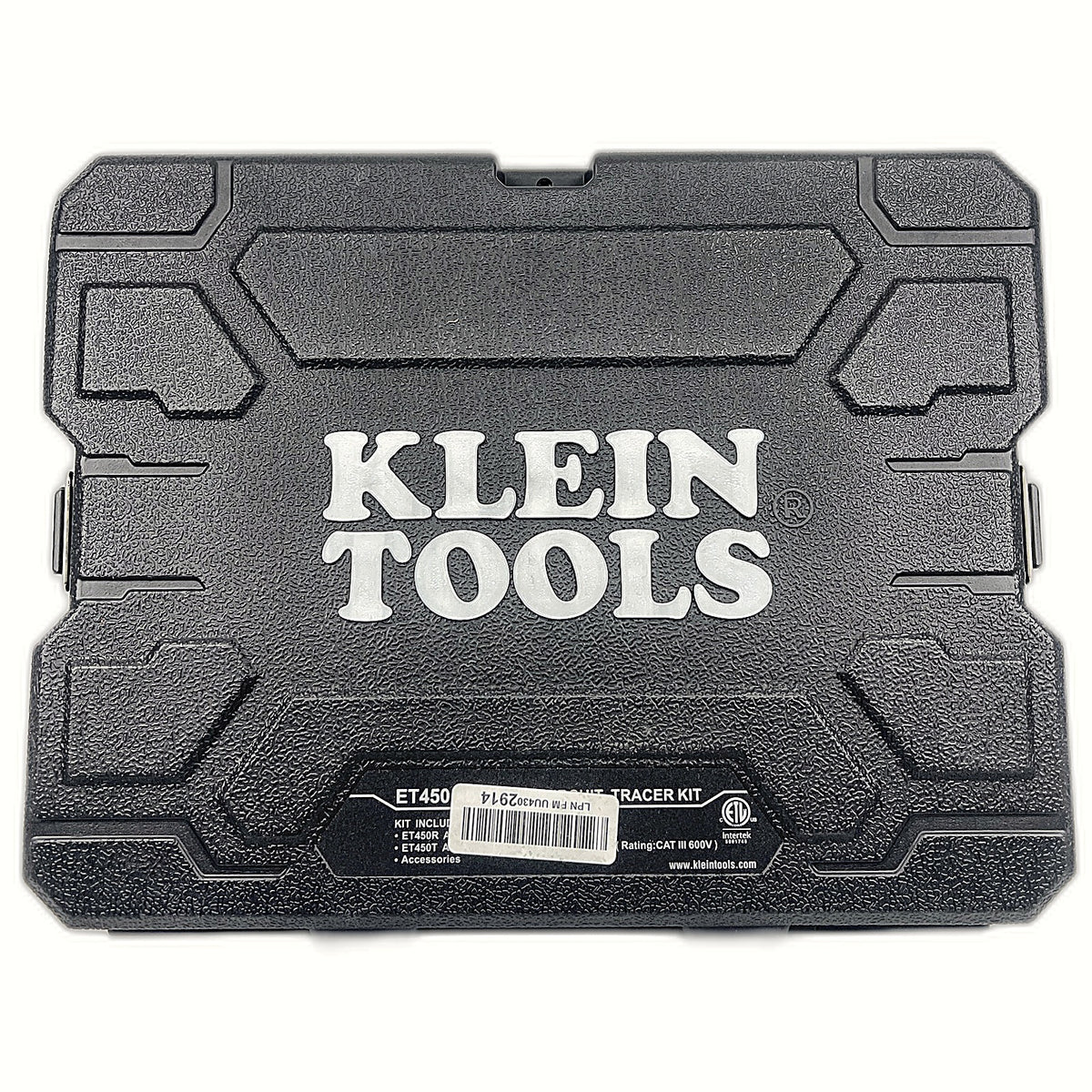 Klein Tools ET450 hard carrying case closed