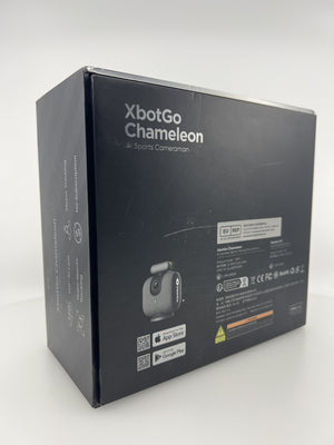 XbotGo Chameleon AI Sports Camera front view with mount