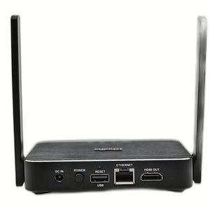 EZCast PRO Box II rear panel HDMI ethernet USB ports