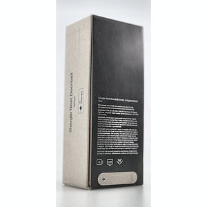 Google Nest Doorbell Wired 3rd Gen box rear with specs