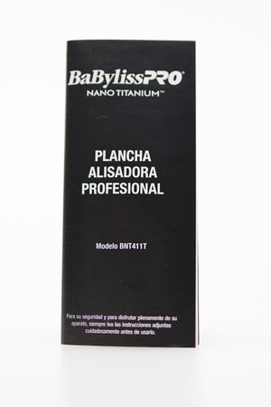BaBylissPRO BNT411T instruction manual