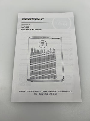 ECOSELF HAP-603 Air Purifier original box front