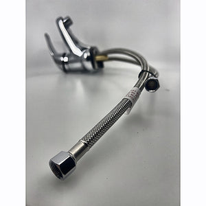 Zurn Z7440-XL supply line close-up with faucet in background