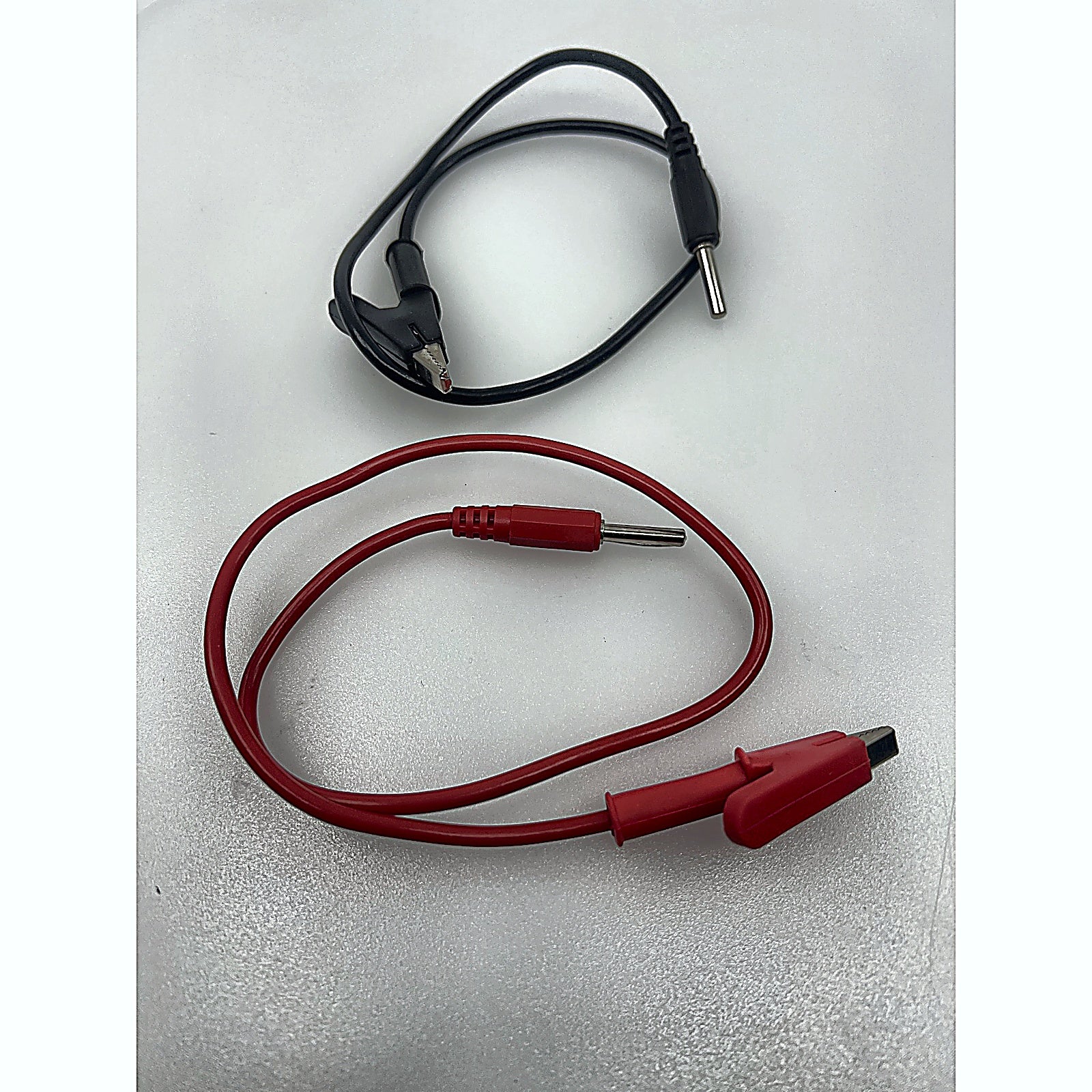 Elejoy EY1800W solar panel tester alligator clip cables red and black