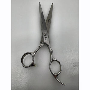 Fagaci hair cutting scissors open blades top view
