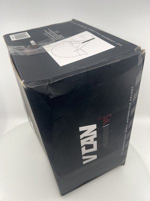 VCAN V5 Helmet Box Label XS Gloss Black Butterfly