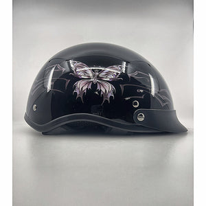 VCAN V5 Half Helmet DOT Certification Rear View