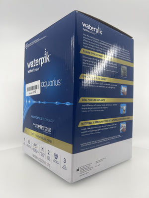 Waterpik Aquarius Water Flosser WP-663 box front English