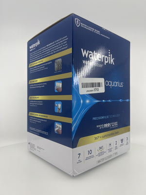 Waterpik Aquarius Water Flosser WP-663 box back English