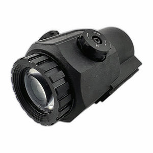 Gotical 4X Magnifier Scope front lens angle view