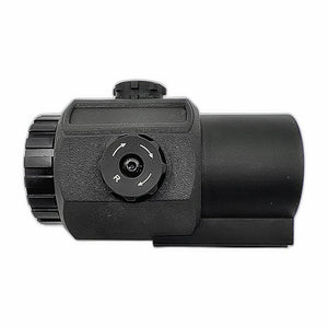 Gotical 4X Magnifier Scope side profile with elevation knob
