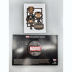 Marvel Collector Corps box insert card and decal sheet