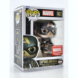 Funko Pop Captain America 1423 Marvel Collector Corps exclusive front angle