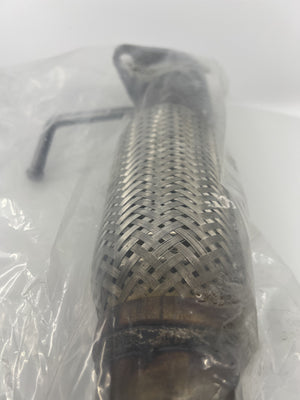 VIMLUK stainless steel braided flex section close-up