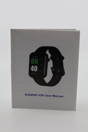 EGQINR H38 Smartwatch user manual booklet