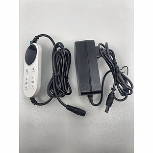 Pedete LP-099C remote control and power adapter
