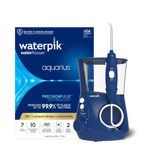 Waterpik Aquarius Water Flosser WP-663 side view with tips
