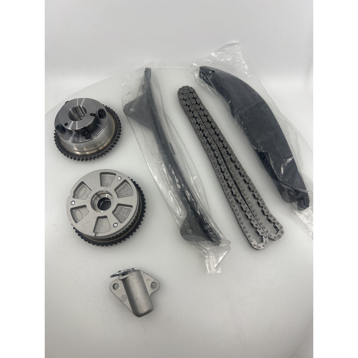 Dasbecan Timing Chain Kit with CVVT Sprockets 2.0L Hyundai Kia Like New — photo 1