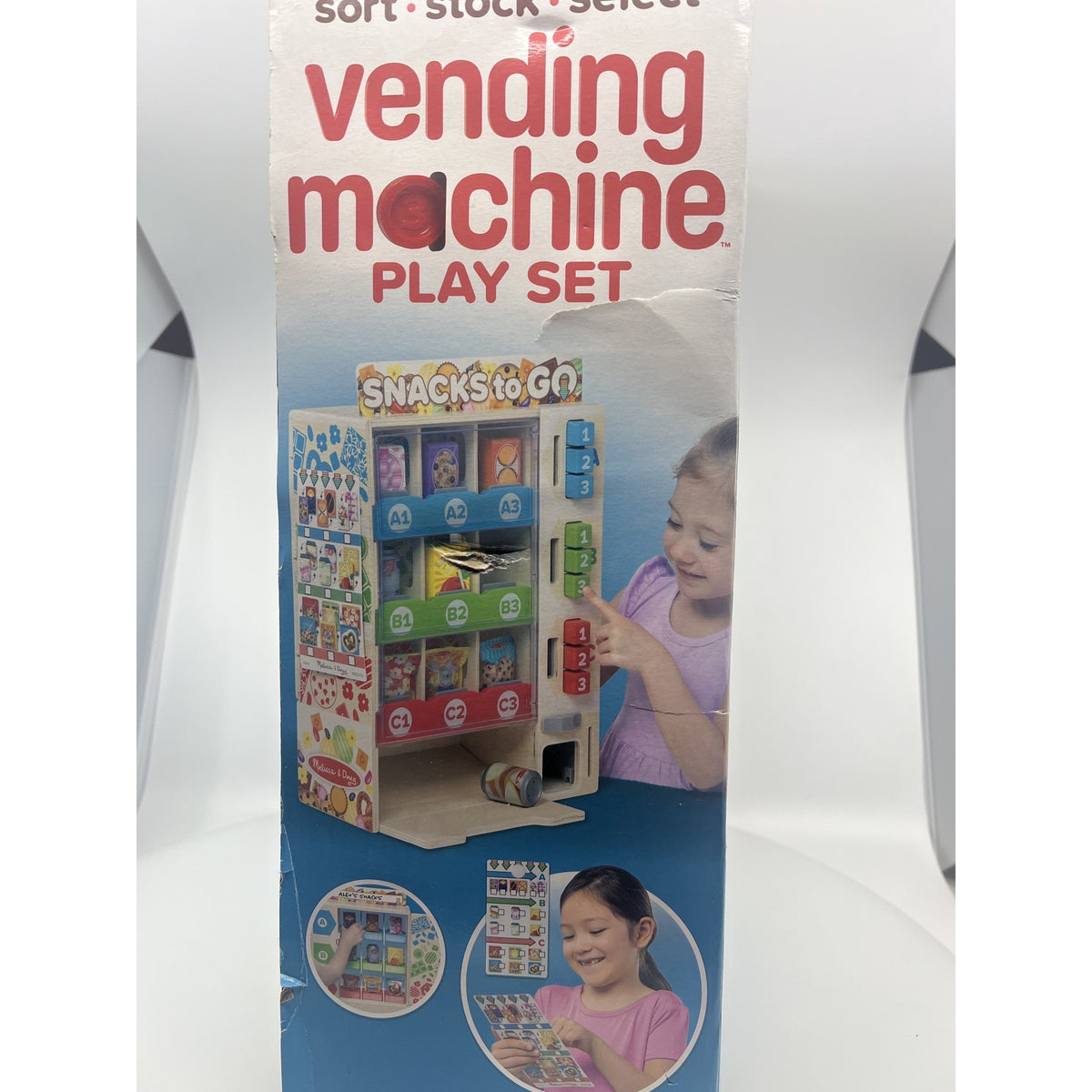 Melissa & Doug Sort-Stock-Select Wooden Vending Machine Play Set Factory Sealed — photo 4