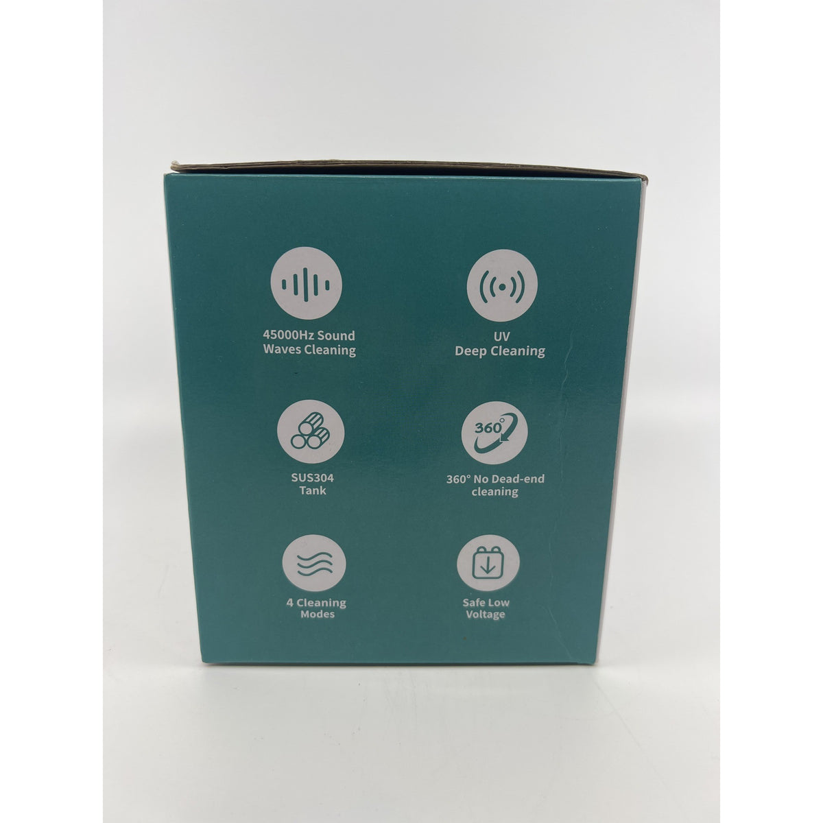 Wazhel UC132 Ultrasonic Retainer Cleaner 45kHz 200ml UV Open Box — photo 4