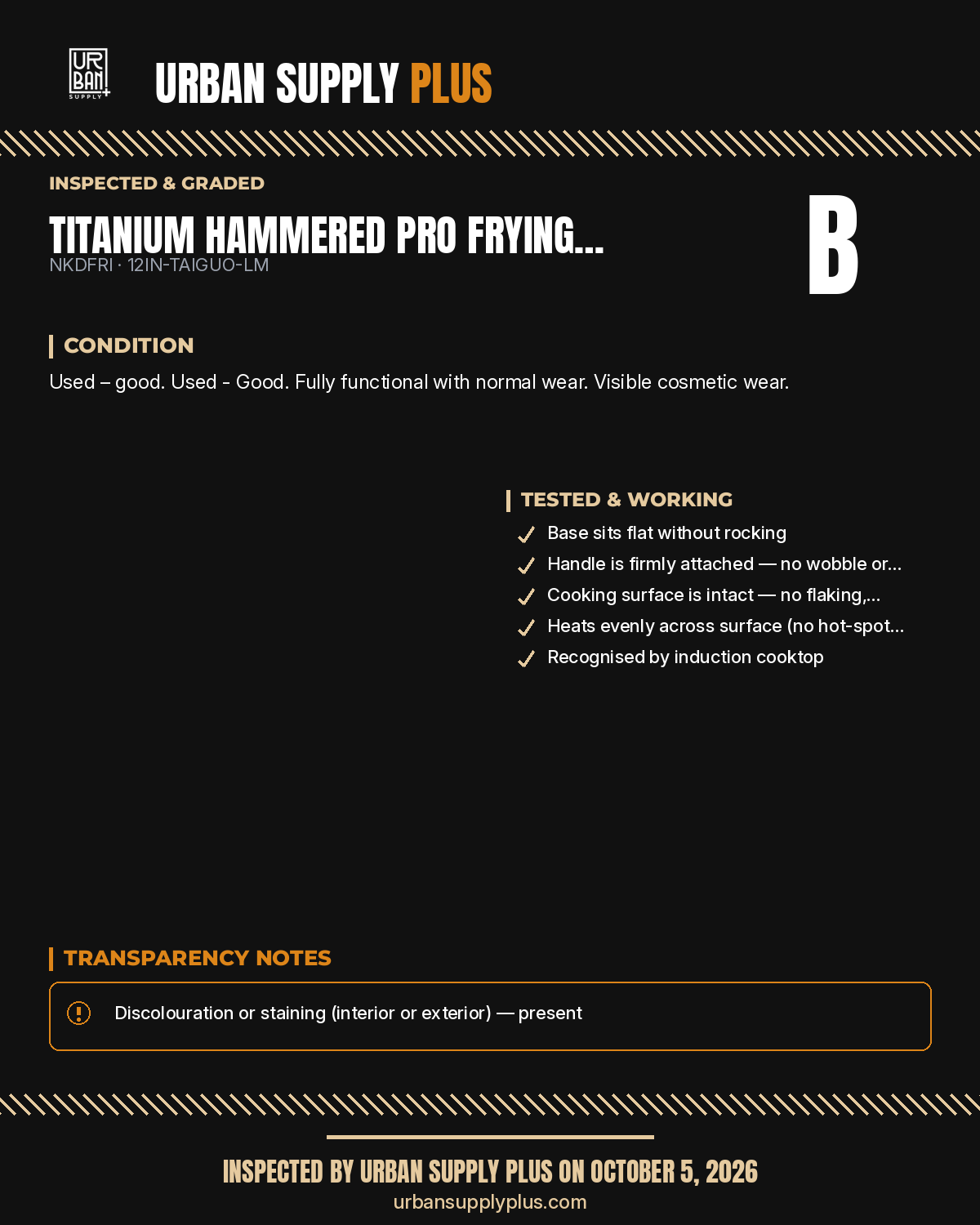 Diagnostic sheet