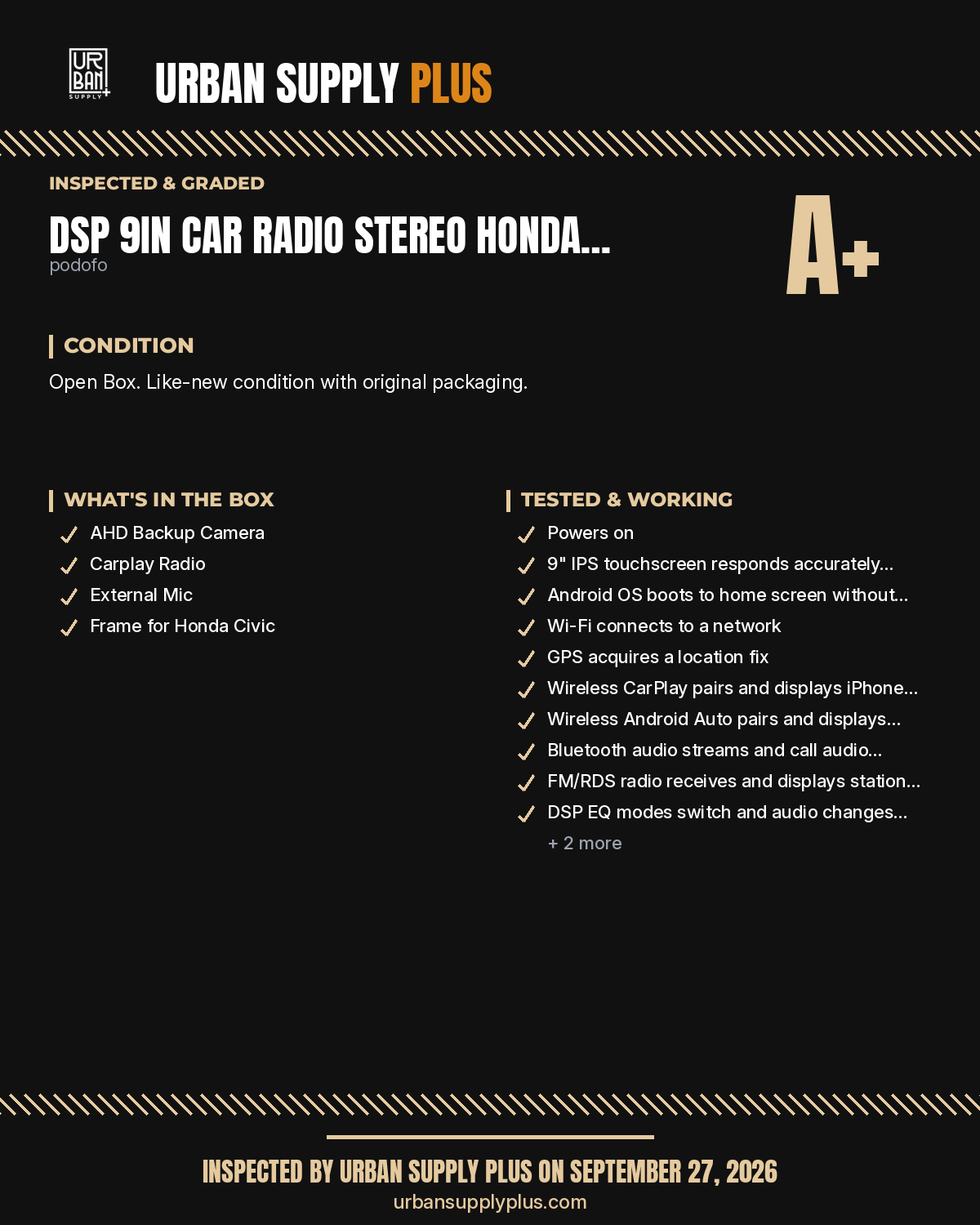 Diagnostic sheet