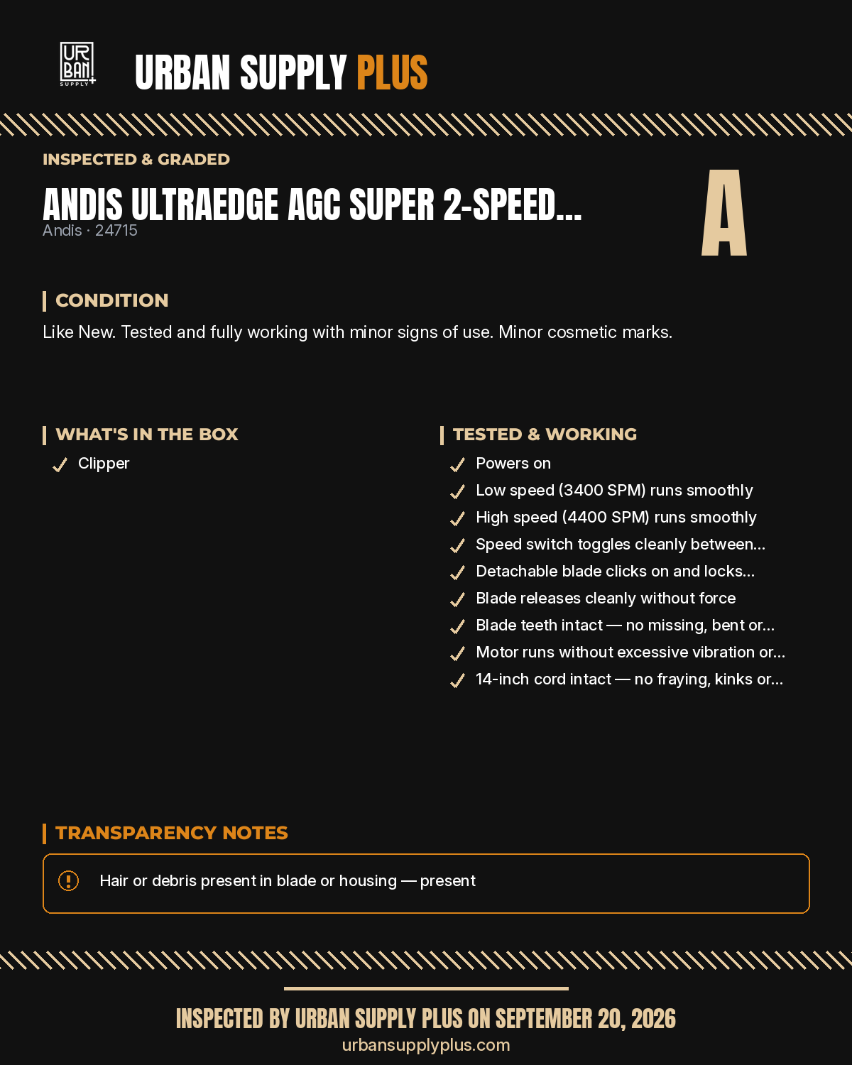 Diagnostic sheet