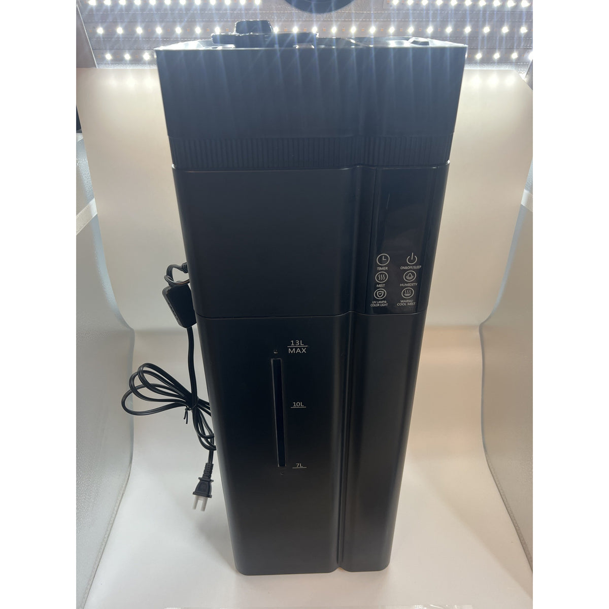 Zeova HQ-JS2418W Warm & Cool Mist Humidifier 13L Black Like New — photo 1